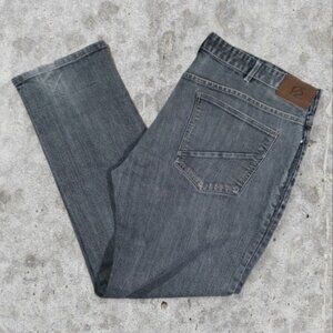 Perry Ellis Men's Jeans Size 40x32 Black Wash Straight Leg